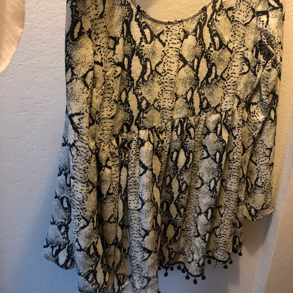 Snakeskin dress